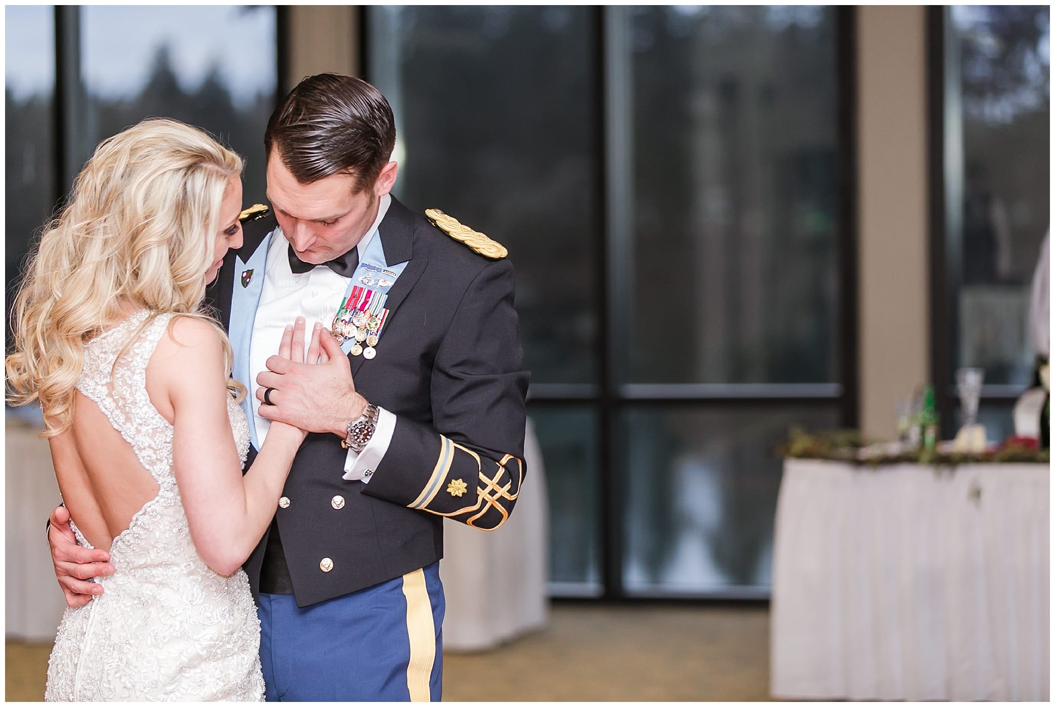 military wedding, american lake conference center wedding, military wedding photographer