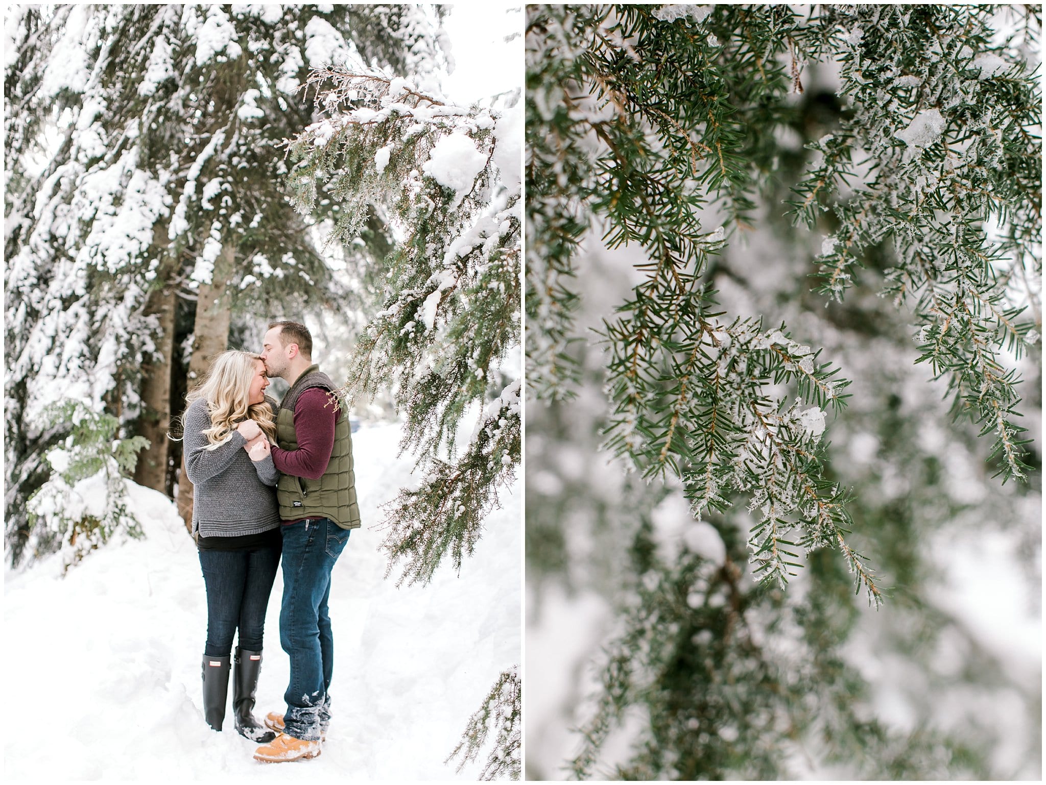 snoqualmie pass engagement photos, alpental engagement photos, snowy mountain engagement photos